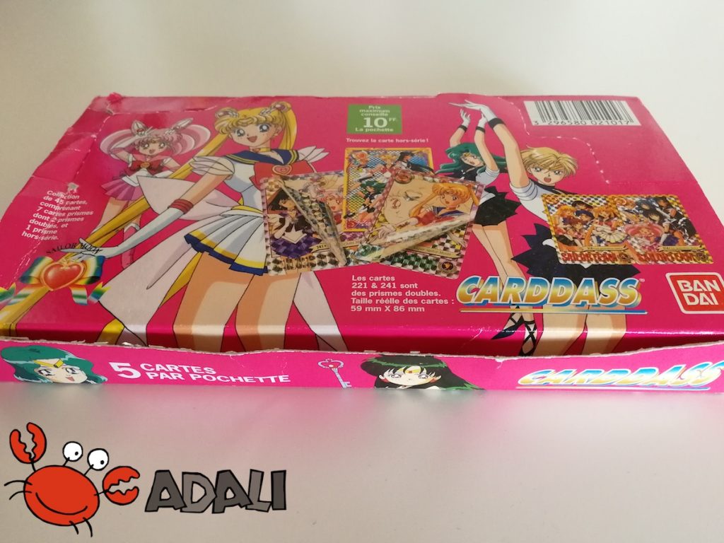 Booster box Carddass françaises Sailor Moon